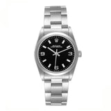 Rolex Oyster Perpetual 77080 Black Dial Stainless Steel Watch