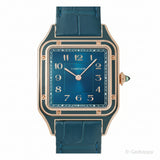 Cartier Santos Dumont LM Peacock Blue WGSA0098 Men's Watch - Pre-owned