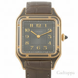 Cartier Santos Dumont LM WGSA0097 Gray Lacquer - Pre-owned
