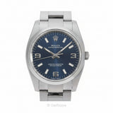 Vintage Rolex Oyster Perpetual 114200 Blue Dial Stainless Steel Men’s Watch