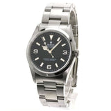 Rolex Explorer Herrenuhr aus Edelstahl, gebraucht