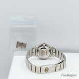 Cartier Quartz Santos Octagon YG x SS White Dial Ladies Watch - Pre-owned