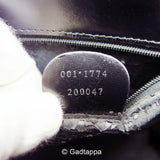 Gucci Handbag with Logo Plate, Black, Women's, GUCCI vintage