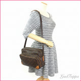 LOUIS VUITTON Monogram Nile Shoulder Bag Brown Men's Used Brand High Brand - Vintage