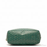Goyard Saint Louis PM Tote Bag Handbag Green PVC Leather Women's - Pre-owned