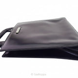 Gucci Handbag with Logo Plate, Black, Women's, GUCCI vintage