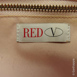 Vintage RED VALENTINO Handbag Rose Red x Pastel Pink Ladies