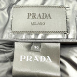 Prada, Navy, Size 46, Men's Triangle Logo Down Prada Jacket, Nylon, 46, Navy