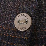 Chanel, Size 36, 02A Tweed Jacket, Wool/Calfskin, 36