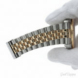 Rolex Datejust Men's Watch 10P Diamond 16233G(L) K18YG/SS Champagne Color - Vintage