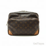 LOUIS VUITTON Monogram Nile Shoulder Bag Brown Men's Used Brand High Brand - Vintage