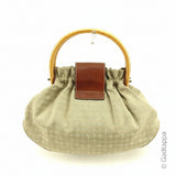 Vintage Kate Spade Noel Print Handbag in Beige, Pink, and Red Women's.