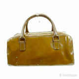 Vintage Miu Miu Logo Handbag Khaki x Silver Women's