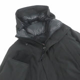 Canada Goose SANFORD PARKA 3400M, Black, Size XS, Men's Hooded Down Coat, Polyester Cotton Nylon Acrylic Polyurethane Down Feather, Size XS, Black