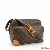 Louis Vuitton Monogram Nile Brown Shoulder Bag, Women's, Pre-owned, High-End, Vintage