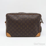 LOUIS VUITTON Monogram Canvas Nile GM M45242 Shoulder Bag Brown Coated Canvas Leather Women's - Pre-Owned