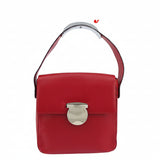 Vintage Salvatore Ferragamo Handbag, Red and Silver, Women's, Salvatore Ferragamo
