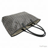 Goyard Saint Louis PM Tote Bag Herringbone Logo Pouch Black A Rank go19239gg - Pre-Owned