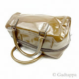 Vintage Miu Miu Logo Handbag Khaki x Silver Women's