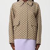 Gucci, Camel Brown, Women's Suit Jacket, Camel Brown