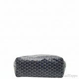 GOYARD Saint Louis PM Tote Bag Shoulder Bag Navy PVC Leather Women's [Used]
