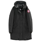 Canada Goose Rossclair Parka 2580W, Black, Sizes XS/S/M, Women's Down Jacket, Polyester Cotton Nylon Down Feather, Sizes XS/S/M, Black