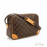 Louis Vuitton Monogram Nile Brown Shoulder Bag, Women's, Pre-owned, High-End, Vintage