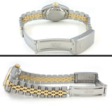 Rolex Datejust 79173G 2002 Automatikauer mat champagnerfaarwegem Diamanten-Zifferblat aus 18K Gold a Stol