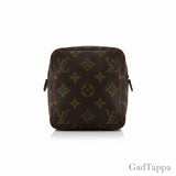 Louis Vuitton Monogram Sac de Poche Shoulder Bag, Brown/Beige, Women's, Pre-owned, High-End, Vintage