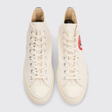 Comme des Garçons Play x Converse Chuck 70 Hi White