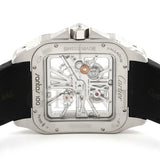 Cartier Santos 100 LM HPI00283 Skeleton Baguette Diamond Watch
