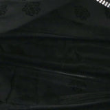 Chrome Hearts, Black/Silver, TAKA BAG Cemetery Cross Patch Leather Shoulder Bag, Leather, Black/Silver