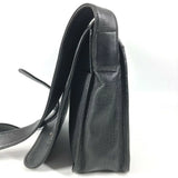 Chrome Hearts, Black, BS Fleur Mail Bag Shoulder Bag, Leather, Black