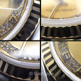 Vintage Rolex Datejust 79173MR Champagne Dial Diamond Two-Tone Gold Watch