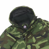Canada Goose MAITLAND PARKA 4550M, Green, Size S, Men's Down Jacket, Polyester Cotton Nylon Down Feather, Size S, Green