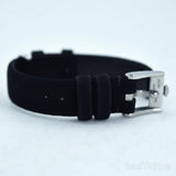 ROLEX Vintage Ladies Manual Winding 2611 Silver/Black Leather Strap Ladies Watch - Vintage