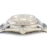 Rolex Datejust 69174 1991 Silver Dial 18K White Gold Steel Automatic