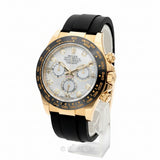 Vintage Rolex Daytona 116518LNG Mother of Pearl Diamond Dial Gold Watch