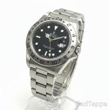 ROLEX 16570 Explorer II X-serial Automatic Date Watch Black Dial Stainless Steel Men's Silver  [Used]