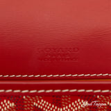 Goyard Bellevarde PM Crossbody Shoulder Bag Red PVC Leather Ladies - Pre-owned