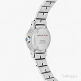 Cartier Quartz Santos Octagon YG x SS White Dial Ladies Watch - Pre-owned