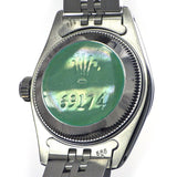 Rolex Datejust 69174 1991 Silver Dial 18K White Gold Steel Automatic