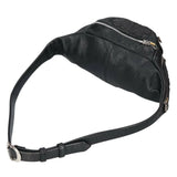 Chrome Hearts, Black/Silver, Small, #1 SNAT PACK CROSS PATCH Leather Waist Bag, Leather, Small, Black/Silver