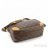 Louis Vuitton Monogram Nile Brown Shoulder Bag, Women's, Pre-owned, High-End, Vintage