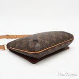 LOUIS VUITTON Monogram Canvas Musette Tango Short M51257 Shoulder Bag Brown Coated Canvas Leather -Pre-Owned