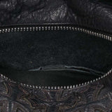 Chrome Hearts, Black/Silver, Small, #1 SNAT PACK CROSS PATCH Leather Waist Bag, Leather, Small, Black/Silver