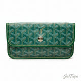 Goyard Saint Louis PM Tote Bag Handbag Green PVC Leather Women's - Pre-owned