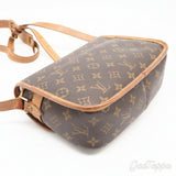 LOUIS VUITTON Monogram Canvas Solferino M42250 Shoulder Bag Brown Coated Canvas Leather Women's - Pre-Owned