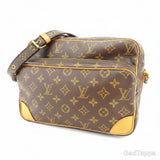 Louis Vuitton LOUIS VUITTON Shoulder Bag Monogram Nile Brown Women's Used Brand High Brand - Vintage