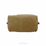 LOEWE Handbag Logo Beige Silhouette Women's Used Brand High Brand Vintage